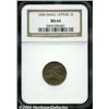 Image 1 : 1858[1C] Small Letters MS64 NGC.