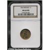 Image 3 : 1864[1C] Bronze No L MS66 Red NGC.