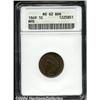 1869[1C] MS62 Brown ANACS.