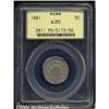 Image 1 : 1881[5C] AU55 PCGS.