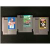 Image 1 : NINTENDO VIDEO GALE LOT (ICE HOCKEY, R.C PRO-AM, FIGHTING GOLF)