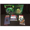 Image 1 : SUPERHERO BOOK & ART LOT