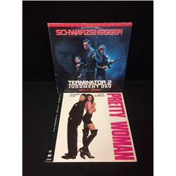 STEREO LASER VIDEO DISC LOT ( TERMINTAOR 2 JUDGEMENT DAY, PRETTY WOMAN)