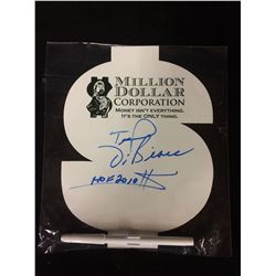 MILLION DOLLAR MAN TED DiBIASE AUTOGRAPHED MINI WHITE BOARD