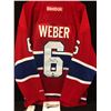 Image 1 : Shea Weber Signed Canadiens Jersey (FRAMEWORTH COA)