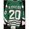 Image 1 : NICK KYPREOS SIGNED WHALERS HOCKEY JERSEY W/ FRAMEWORTH COA