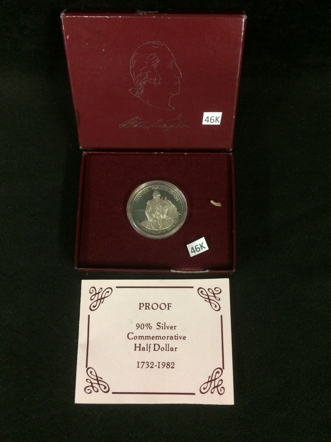 17321982 90 SILVER COMMEMORATIVE U.S.A HALF DOLLAR