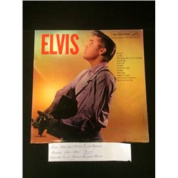 1956 SELF TITLED ELVIS PRESLEY VINYL RECORD  ELVIS  (LPM-1382)