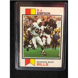 1973 Topps #500 OJ Simpson