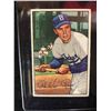 Image 1 : 1952 BOWMAN #8 PEE WEE REESE BASEBALL CARD