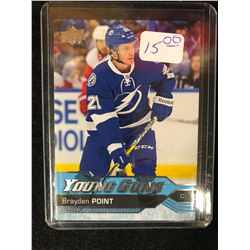 2016-17 Upper Deck Young Guns Brayden Point RC # 205