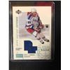 Image 1 : UPPER DECK AUTHENTIC JERSEY ERIC LINDROS HOCKEY CARD