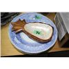 Image 1 : Copeland Dinnerware Plates & Side Plates - Also, Bodum Plates (Snowman Pattern)