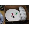 Image 2 : Copeland Dinnerware Plates & Side Plates - Also, Bodum Plates (Snowman Pattern)