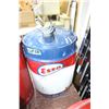 Image 1 : Esso Imperial Oil 5 Gallon Tin with Spout and Both Lids