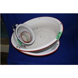 4 pcs. Of Enamelware