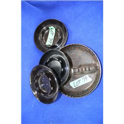 4 Bakelite Ashtrays