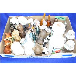 2 Flats of Salt & Pepper Shakers