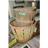 Image 1 : 2 Different Shaped Bushel Fruit Baskets