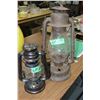 Image 1 : 2 Lrg & 1 Small Barn Lanterns