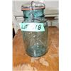 Image 1 : Ball Ideal Qt. Jar (Green) w/Wire Closer - Patent July 14, 1908 - Rare