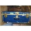 Image 1 : Mid-Sized Blue Shipping Trunk