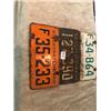 Image 1 : 3  SASK. LIC PLATES  1962,63,66
