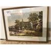 Image 1 : COURIER  & IVES  FRAMED  PRINT  #2