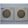 Image 2 : Set of 4 Canadian Half Dollars (1916,  1917, 1918. 1919)