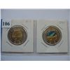 Image 1 : 2017 Canadian $2.00 Coins - Plain and Coloured - Uncirculated