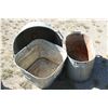 Image 1 : 1 EACH VINTAGE SQUARE, ROUND AND OVAL WASH TUBS