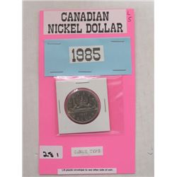 1985 Canadian Nickel Dollar