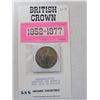 Image 1 : British Crown coin - Commemorative honoring Queen's 25th year as Monarch 1952 - 1972