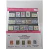 Image 1 : Historic Cndn stamps - 16 different, MINT condiaion and sample stamps for 100 years of Cndn postage 