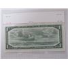 Image 2 : 1954 Canadian $1 Bank note UNC, more than 60 years old