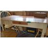 Image 2 : HARVEST TABLE AND 4 CHAIRS