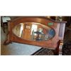 Image 1 : SIDEBOARD TOP-OVAL BEVELLED MIRROR