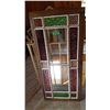 Image 1 : STAINED GLASS WINDOW 42"w x 19"h