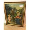 Image 1 : JOESEPH,MARY & Baby JESUS  Framed  16”  x  20”