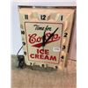 Image 1 : ELECTRIC  CO-OP  ICE  CREAM  CLOCK   17”  x22 1/2'”