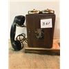 Image 1 : VINTAGE  OAK  TELEPHONE  1930’s