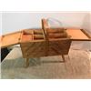 Image 2 : Cantilever  SEWING  BOX  16 ½”  x  8”
