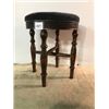 Image 1 : Blue VELVET  STOOL  17 ½” high  14” dia.