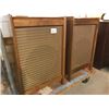 Image 2 : PAIR OF FLOOR  MODEL  SPEAKER  CABINETS  vol control knob on back