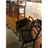 Image 1 : 5PC.  DUNCAN  PHYFE  DINNING ROOM TABLE   4  CHAIRS  2 leafs