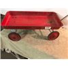 Image 2 : SMALL  RED  WAGON  heavy steel    11 ½” x 23”