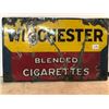 Image 1 : WINCHESTER CIGARRETTE  PORCELAIN  SIGN   18” x  30”