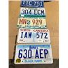 Image 2 : 5 USA license plates