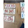 Image 3 : 2 - 1973 RCMP license plates