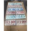 Image 2 : 5 sets 1970 - 1975 license plates